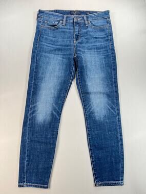 Lucky Brand - Mid-Rise Ava Crop Blue Jeans (Women's 8 / 29)
